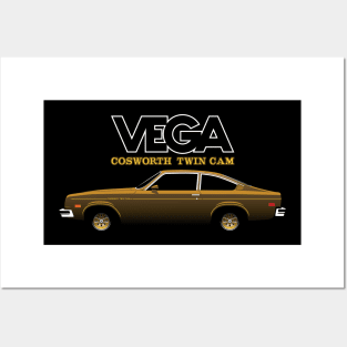 Cosworth Vega Medium Saddle Metallic Posters and Art